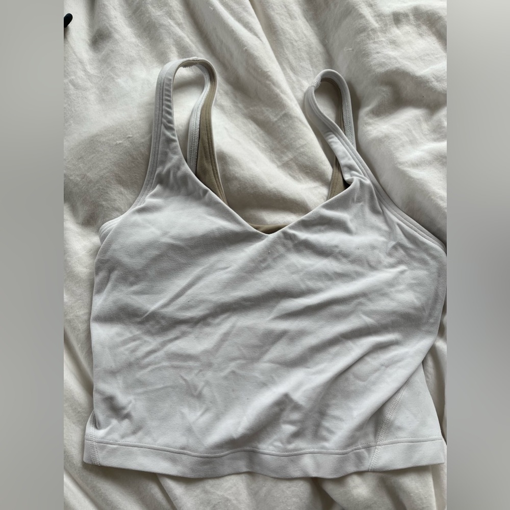 White lululemon align tank